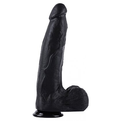 Dong XXL 32 cm Negru – Dildo Realist PVC cu Bază Largă