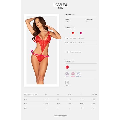 Body Obsessive Lovlea Roșu S-M 5