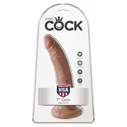 Dildo Realistic 20.5cm Caramel Skin Tone 5