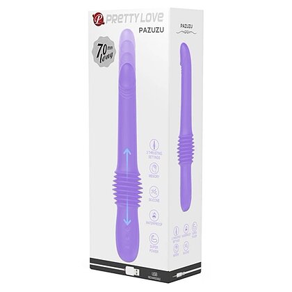 Pretty Love Pazuzu Purple — Pistonare 7 cm, Reîncărcabil Violet 6