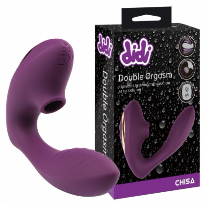 Double Orgasm Stimulator Dublu Reîncărcabil Pentru Clitoris Mov 4
