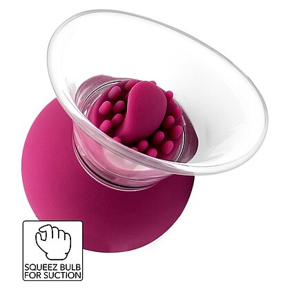 Pompă Rotativă și Vibrantă 5 Moduri Roz