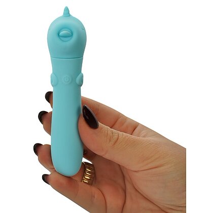 Unihorn Mini Vibrator Unicorn – 10 Moduri, Reîncărcabil Turcoaz 3