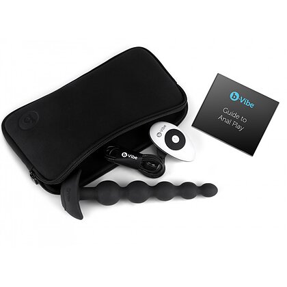 Bile Anale Telecomandate b-Vibe Cinco Negru 3