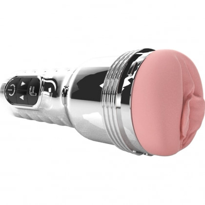 Fleshlight Quiver — Masturbator Vibrant, Reîncărcabil Argintiu 5