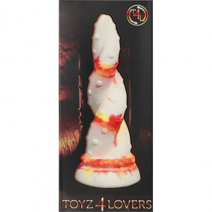 Jafarlo Monster – Dildo Din Silicon cu Ventuză Roșu 6