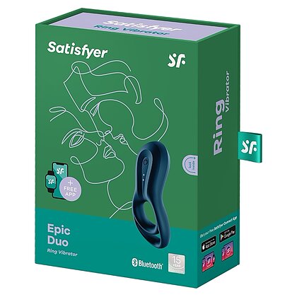 Inel Penis Satisfyer Epic Duo cu Vibrații Prin Aplicație 7