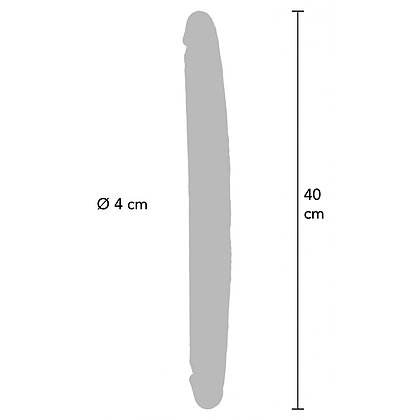 Get Real – Dublu Dong 40 cm, Silicon Realist 7