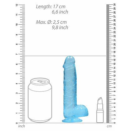 Dildo Shots Realistic Albastru 6