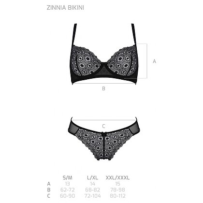 Set Passion Eco Zzinnia Negru L-XL 5