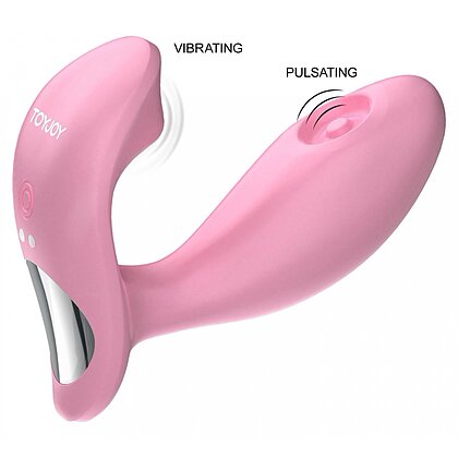 FLAMENGO Puls – Vibrator Punctul G Și Clitoris, 10 Moduri, 2 Motoare, IPX7 Roz 3