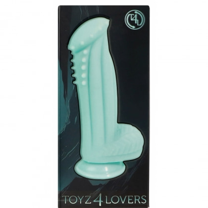 Captain Squirtino Dildo Monster Flexibil cu Ventuză Verde 7