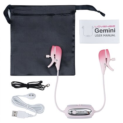 Gemini App-Controlled Vibrating Nipple Clamps Roz 4