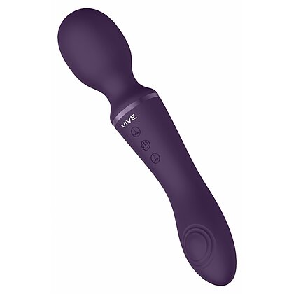 Vibrator Clitoridian Enora cu Două Motoare de 22 cm Mov 3