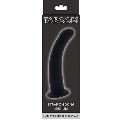 Dildo Strap-On Dong Medium 14cm Negru 4