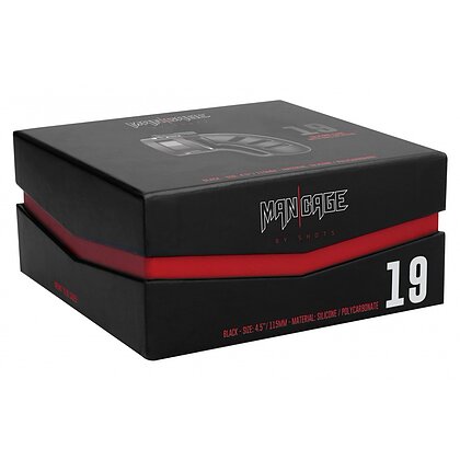 Cușcă de Castitate Man Cage Silicon Model 19 Negru 5