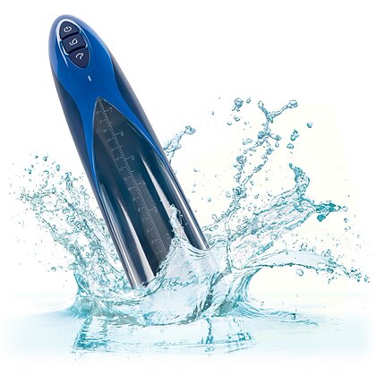 Pompă Penis Rechargeable Waterproof Albastru 7