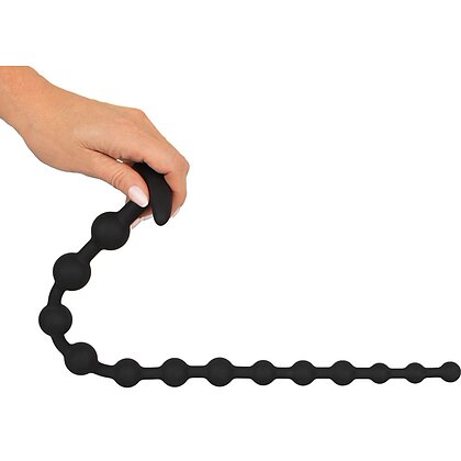 Black Velvets Anal Beads Negru 6