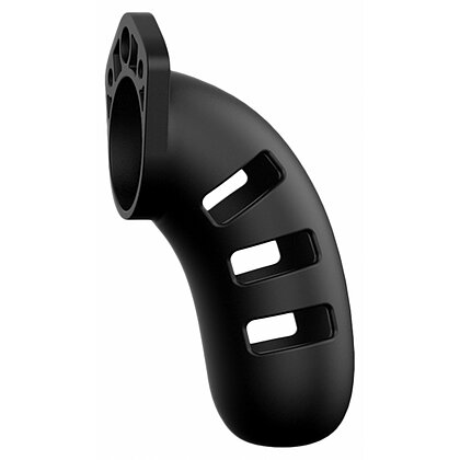 Cușcă de Castitate Man Cage Silicon Model 21 Negru 2