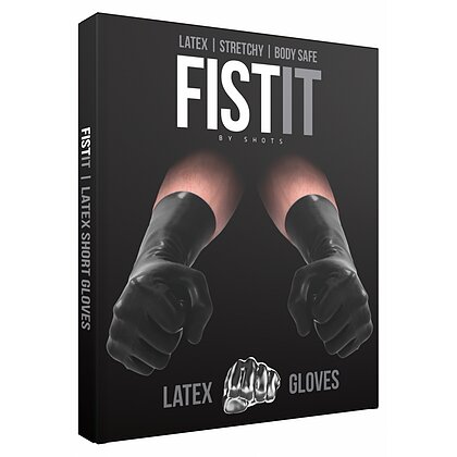 Mănuși Latex Short Fist It Negru 2