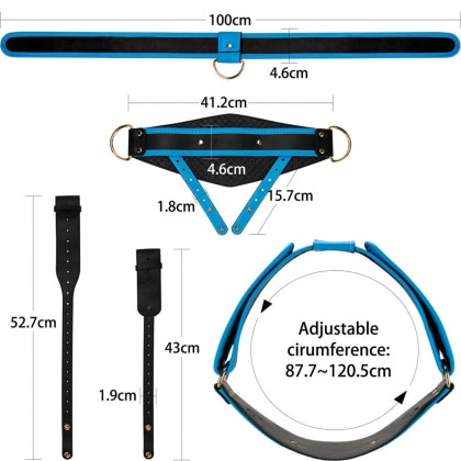 LoveToy Ingen Set Strap‑On 25,5 cm – Manșon Gol cu Tijă Reglabilă 15