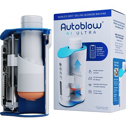 Masturbator Autoblow AI Ultra Alb 3