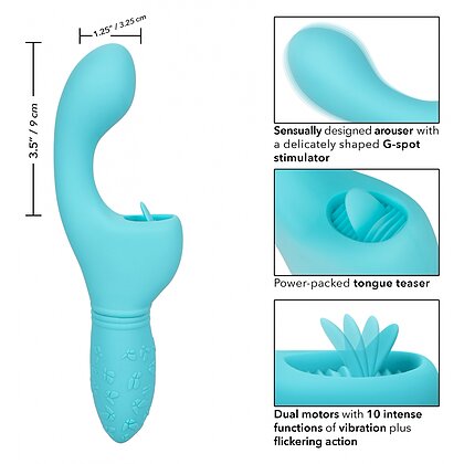 Vibrator Butterfly Kiss Flicker Albastru 10