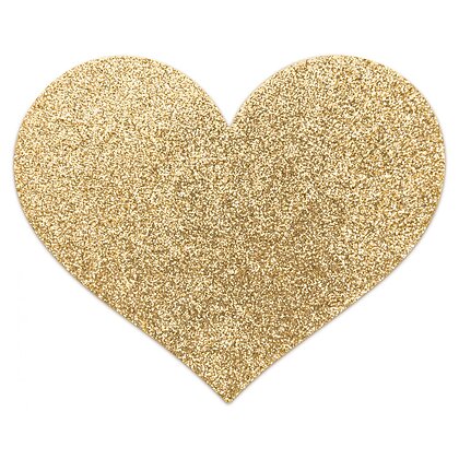 Nipple Covers Flash Heart Auriu 2