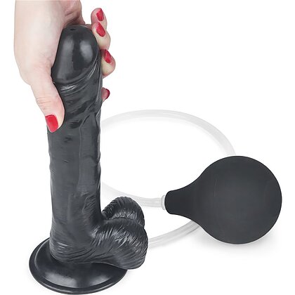 Dildo 23cm Cu Ejaculare Extremă Negru 7