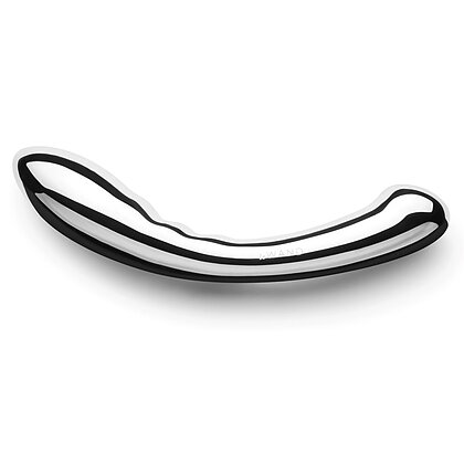 Dildo Dublu Metal Stainless Steel Arch Argintiu 2