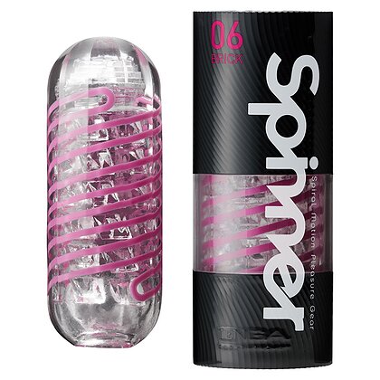Masturbator Tenga Spinner Brick Transparent 2