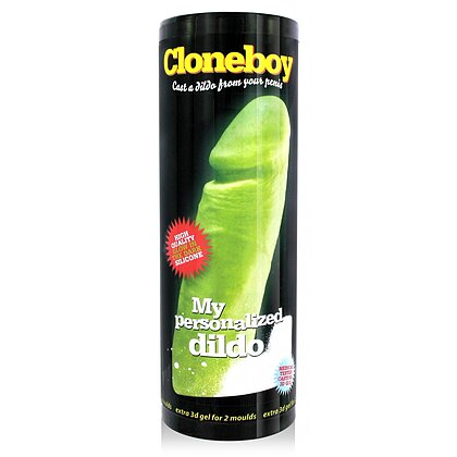 Clonă Pentru Penis Cu Dildo Glow In The Dark Verde 2