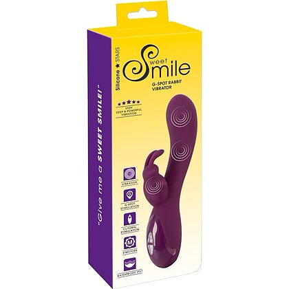 Sweet Smile Rabbit Pentru Punctul G — 15 Moduri, USB Mov 8