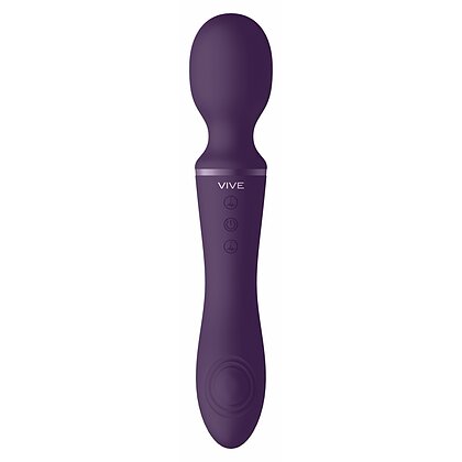 Vibrator Clitoridian Enora cu Două Motoare de 22 cm Mov 4