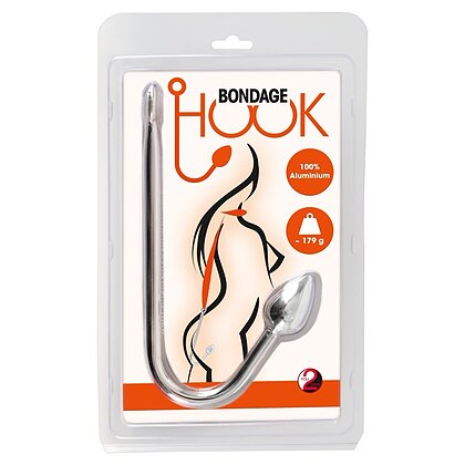Anal Plug You2Toys Bondage Hook Argintiu 5