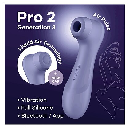 Vibrator Satisfyer Pro 2 Generation Cu Liquid Air Technology Mov 6