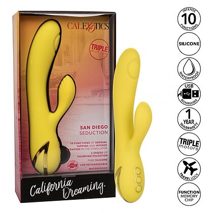 Vibrator Rabbit San Diego Seduction Galben 4