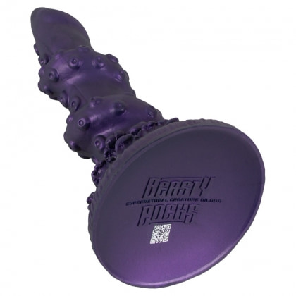Octopus Prime — Dildo Din silicon Lichid, Ventuză 20.2 cm Mov 4