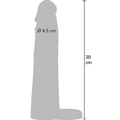 Manșon Hidden Desire 20cm cu Inel Stabil 6