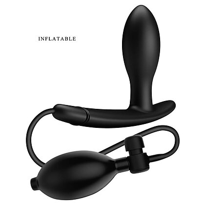 Dop Anal Gonflabil Pretty Love Drake 7.8cm Negru 7