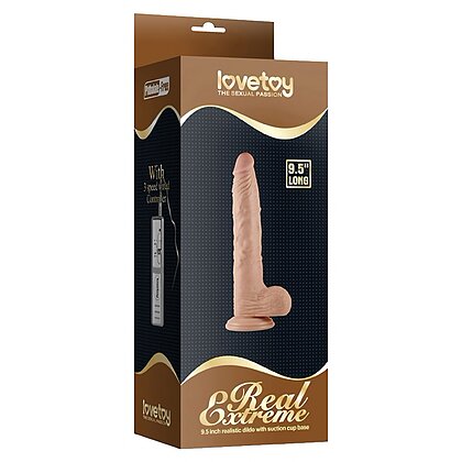 Vibrator Real Extreme cu Telecomandă și Ventuză 24 cm 5