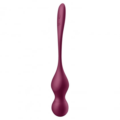 Satisfyer Love Birds Vary Set Kegel Reîncărcabil 3 Greutăți Vișiniu 6