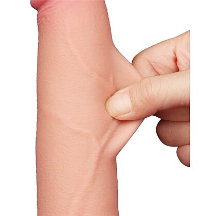 LoveToy Sliding Skin Dildo 20 cm – Realist, Ventuză 3