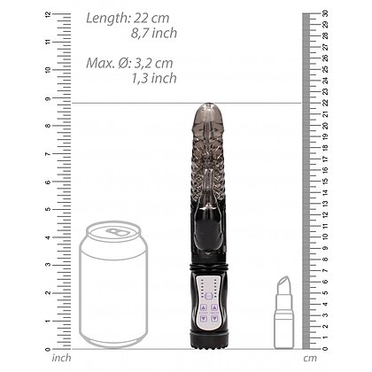 Vibrator Shots Vibrating Rabbit Negru 5