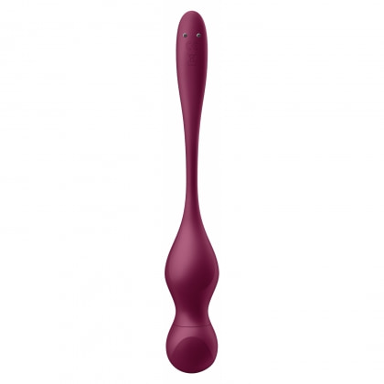 Satisfyer Love Birds Vary Set Kegel Reîncărcabil 3 Greutăți Vișiniu 4