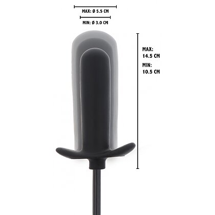 Plug Anal Umflat Starter Negru Reglabil 3–5.5 cm 5