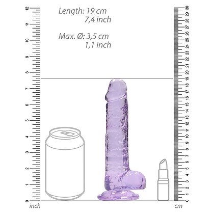 Dildo Realistic Crystal 7.4 Mov 4