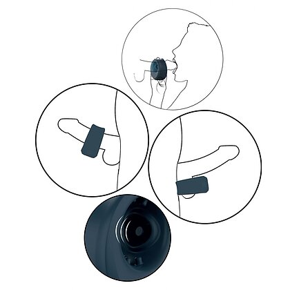 ZEPHYR Stroker and C-Ring Albastru 6