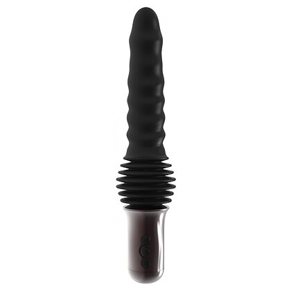 Hidden Desire Vibrator Anal cu Împingere Negru 2