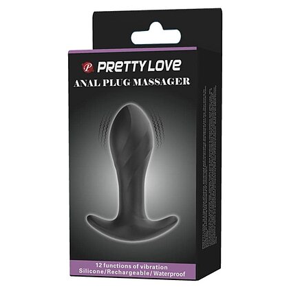 Anal Plug Pretty Love Massager Negru 8